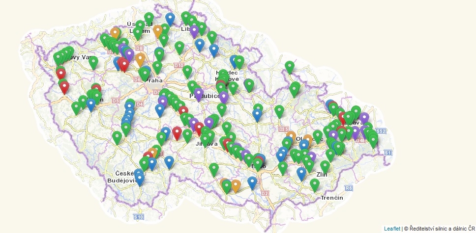 Map of Road Closures